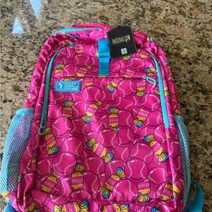 Baseballism Doubles and Bubbles NWT backpack